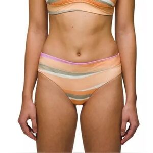 NWT Prana Upswell Bikini Swim Bottoms In Waves large